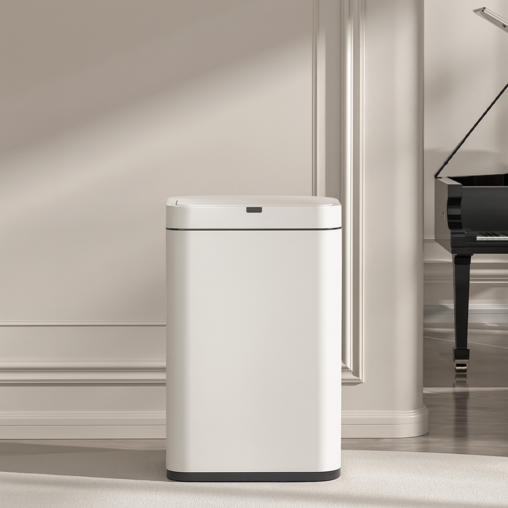 CEDARRA Automatic Motion Sensor Trash Can, 2.4 Gallon Stainless Steel Garbage Bin